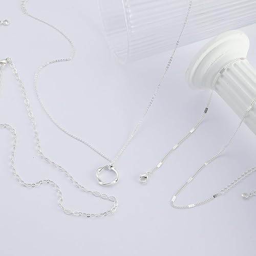 Women's Fashion Layered Necklace Set with Round Pendant